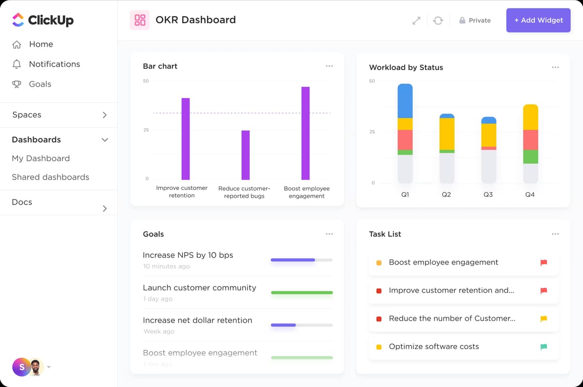 Marketing services screenshot